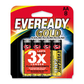 (8) Pack of Eveready Gold AA Alkaline Batteries